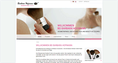 Desktop Screenshot of barbarahofmann.de